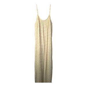 Elegant Cream Maxi Dress